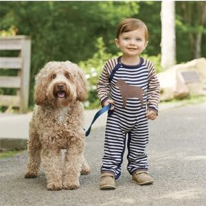 Mud pie Knit Dog Romper 6/9m